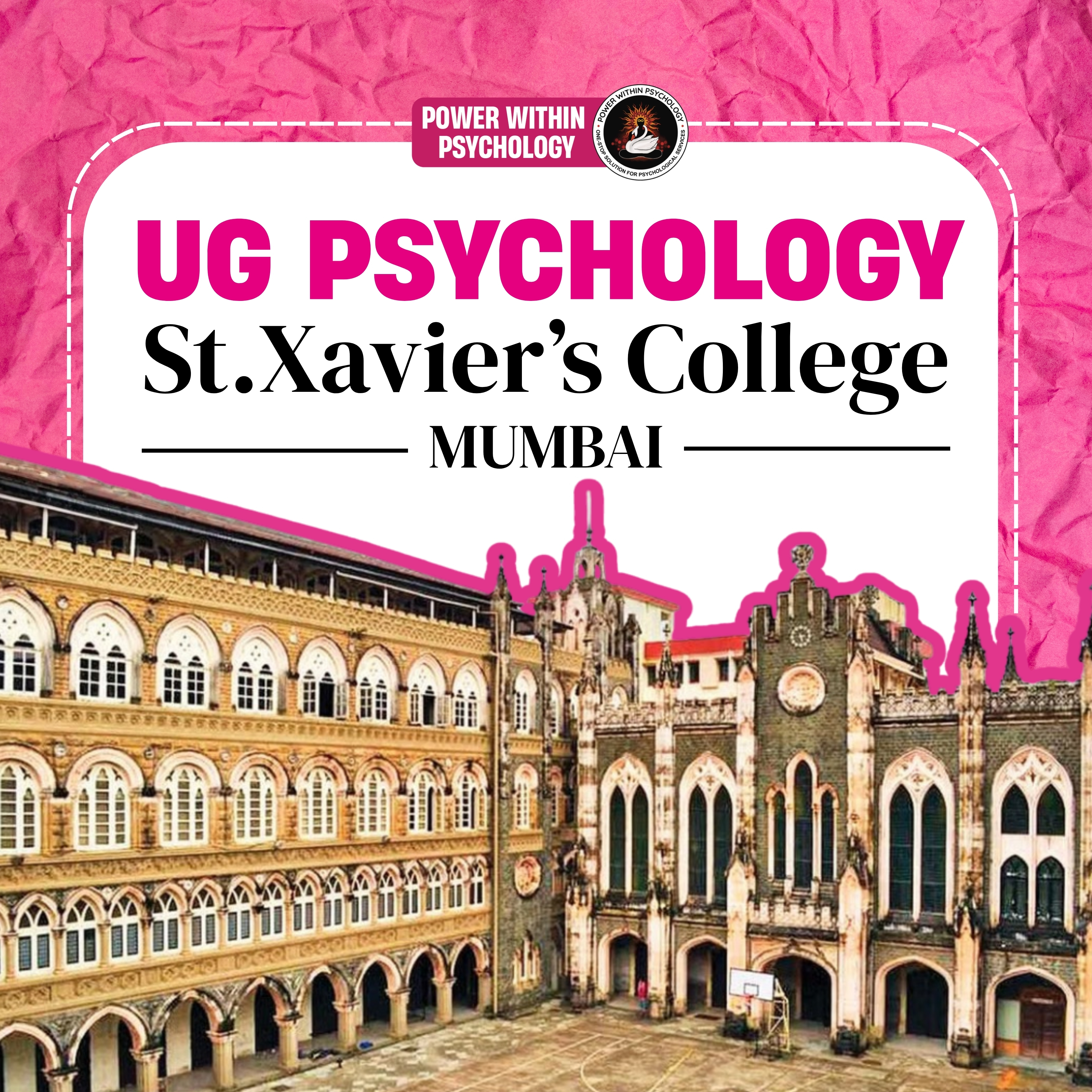 UG Psychology at St.Xavier’s College, Mumbai