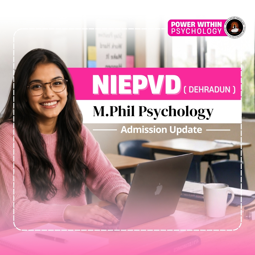 Apply for NIEPVD Dehradun M.Phil Psychology Admission 2026