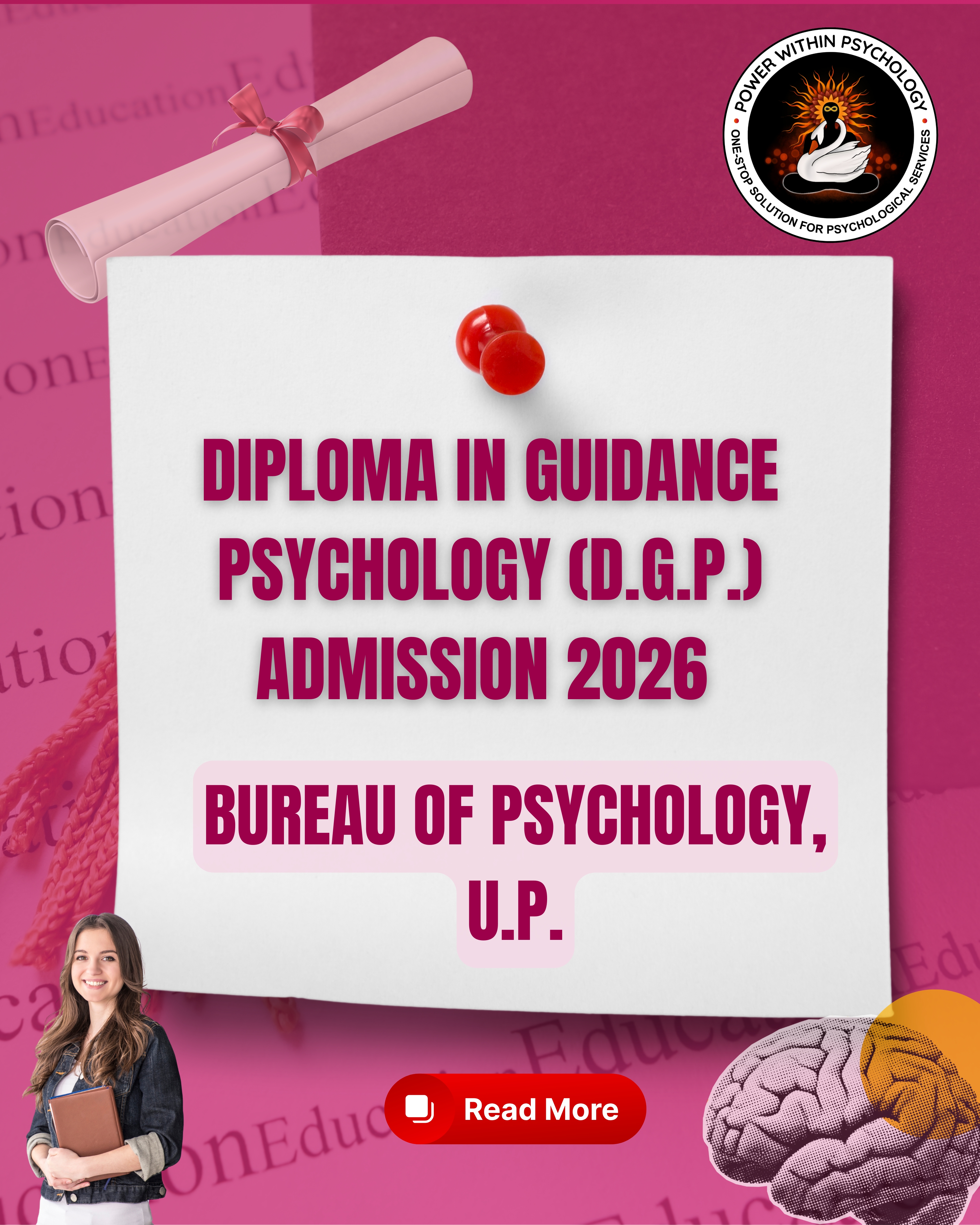Bureau of Psychology, Uttar Pradesh D.G.P Admission 2026
